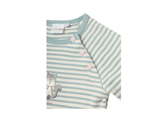 Raglanshirt langarm Ringel Eichhörnchen