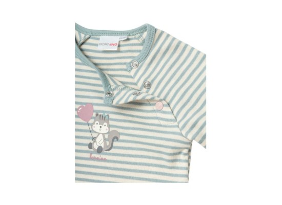 Raglanshirt langarm Ringel Eichhörnchen