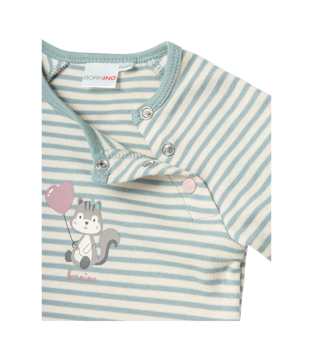 Raglanshirt langarm Ringel Eichhörnchen