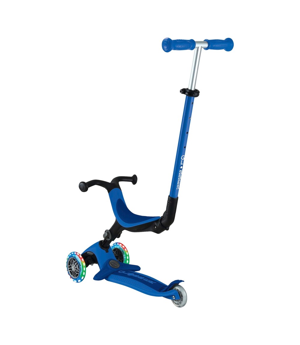 Scooter 3in1 Go-Up active mit Leuchtrollen