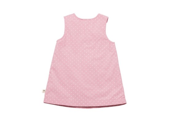 2-tlg. Set Webkleid mit Shirt Punkte