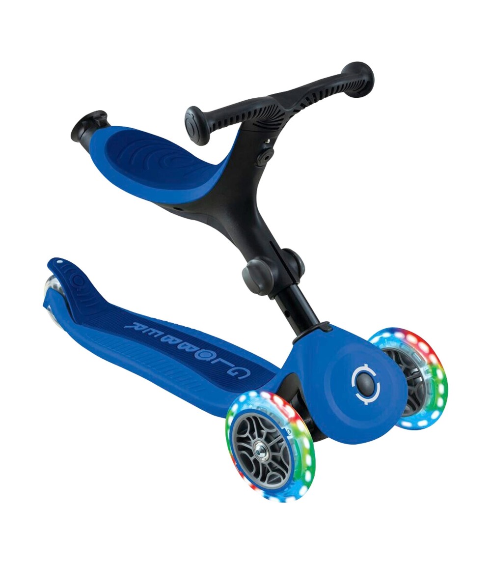 Scooter 3in1 Go-Up active mit Leuchtrollen