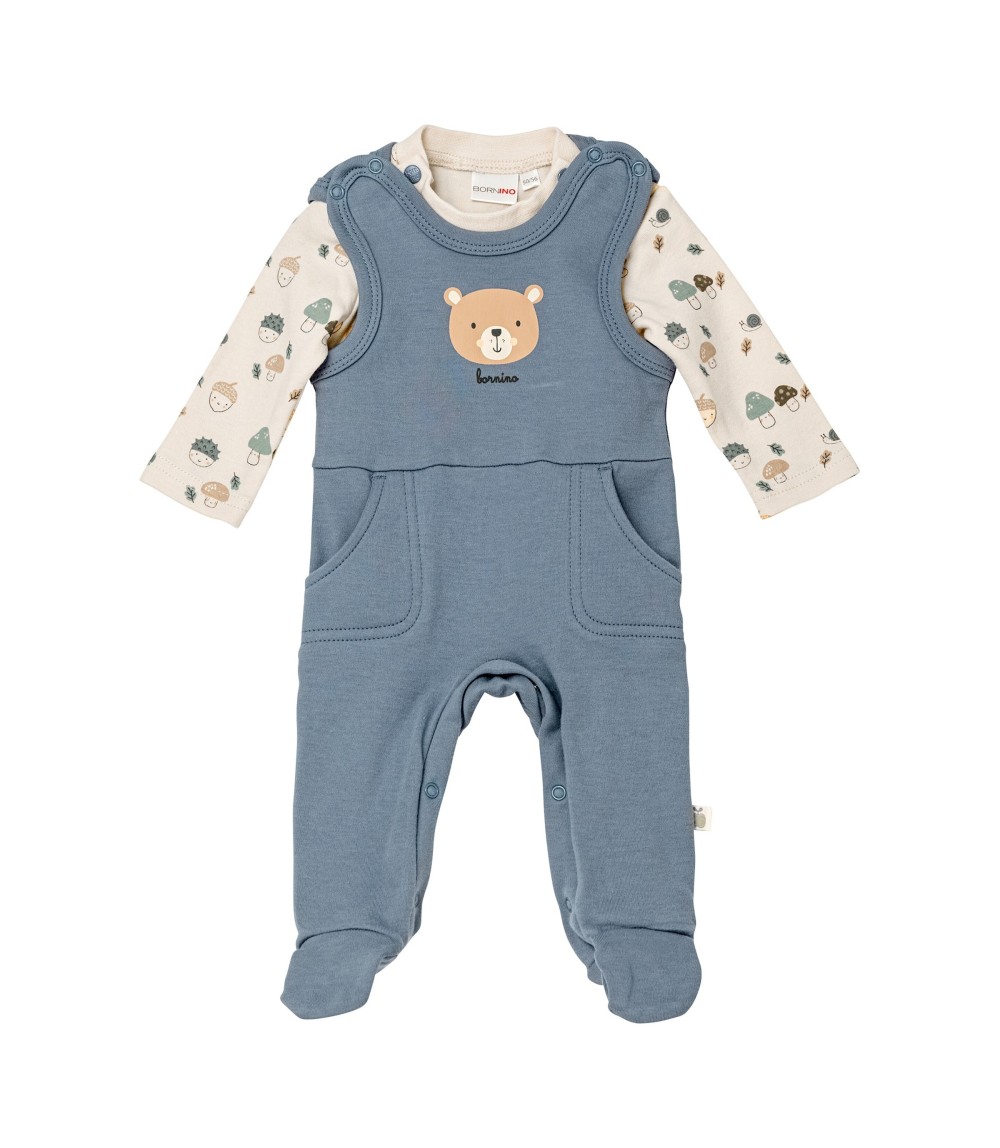 Strampler-Set 2-tlg. mit Shirt Bär