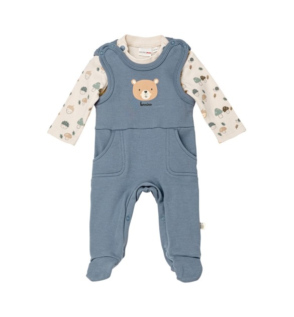 Strampler-Set 2-tlg. mit Shirt Bär