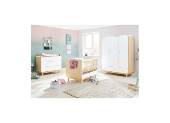 3-tlg. Babyzimmer Round breit groß