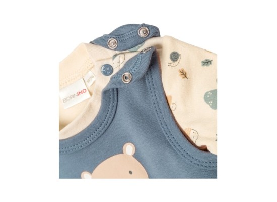 Strampler-Set 2-tlg. mit Shirt Bär