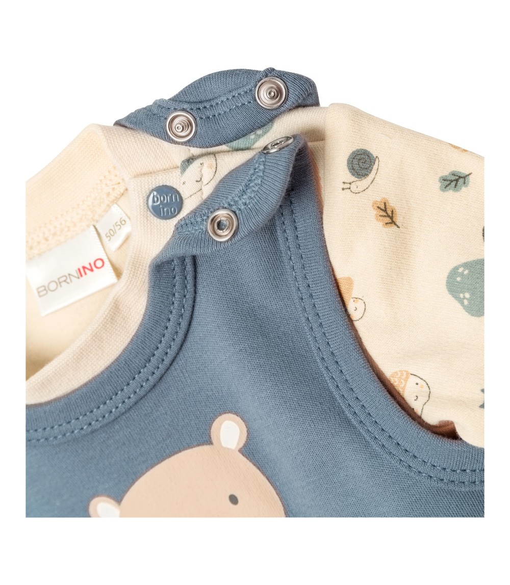 Strampler-Set 2-tlg. mit Shirt Bär