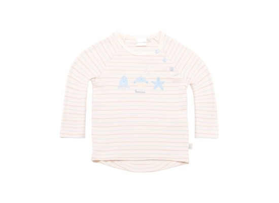 Raglanshirt langarm Ringel Aqua Friends