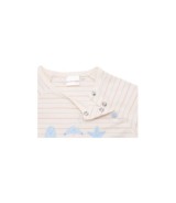 Raglanshirt langarm Ringel Aqua Friends