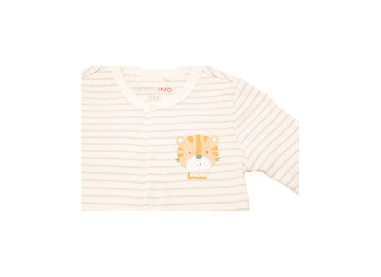 Schlafoverall Ringel Tiger