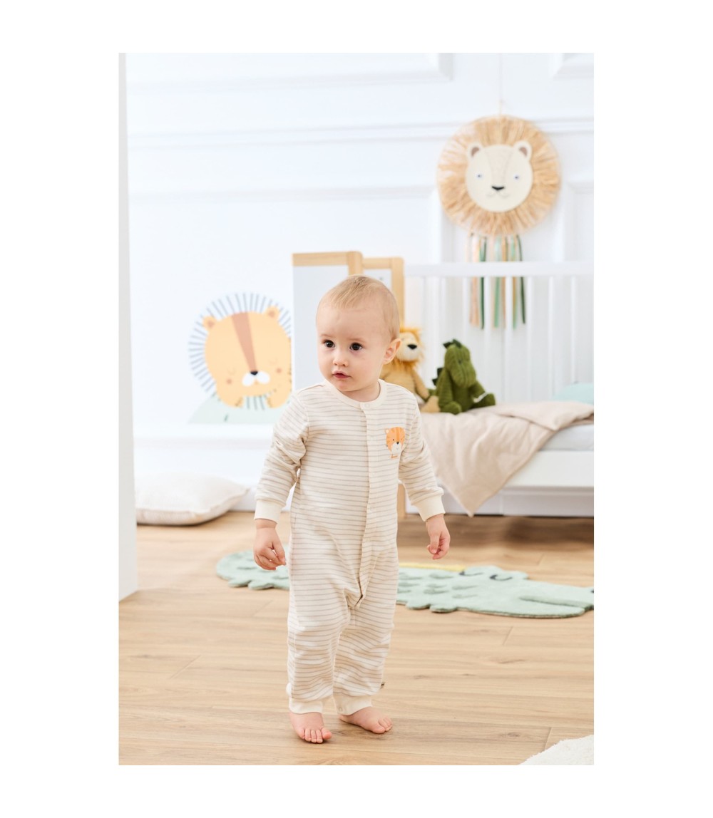 Schlafoverall Ringel Tiger