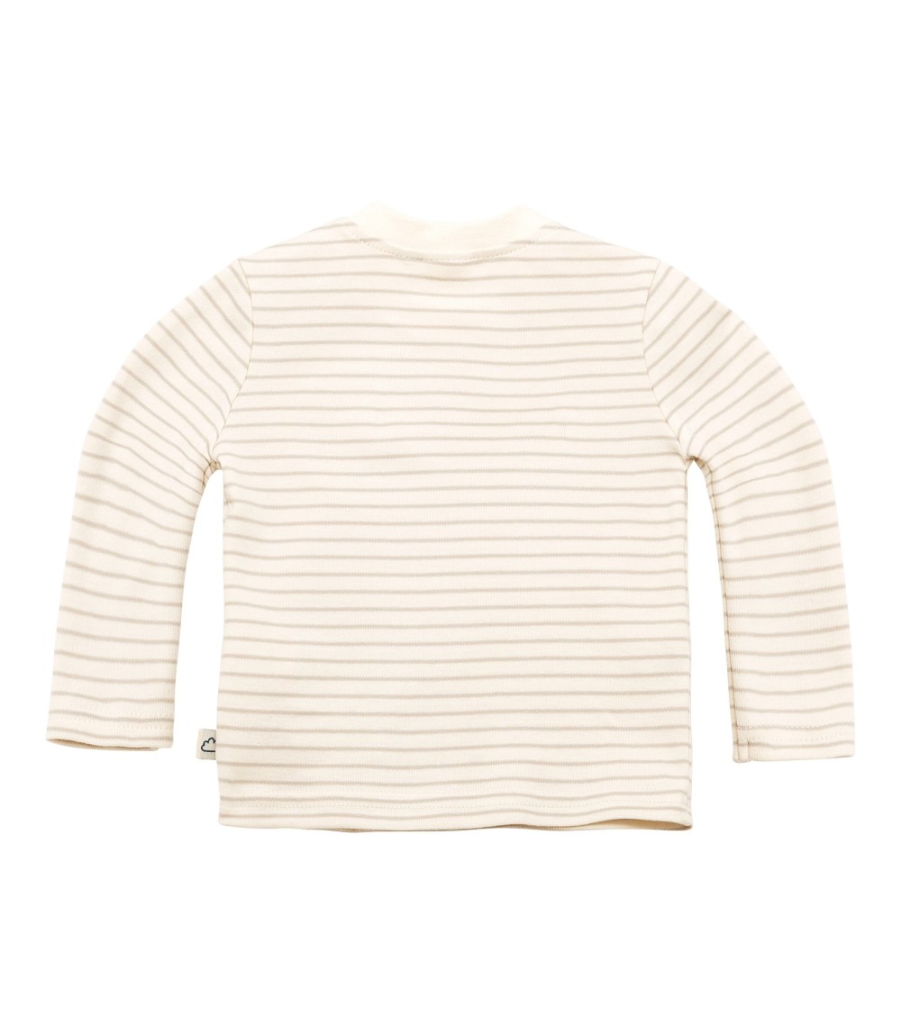 2-tlg. Set Latzhose mit Shirt Ringel Bär