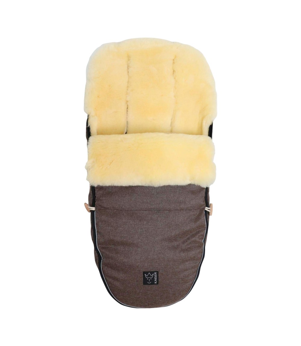 Lammfell-Fußsack LOVE THE NATURE