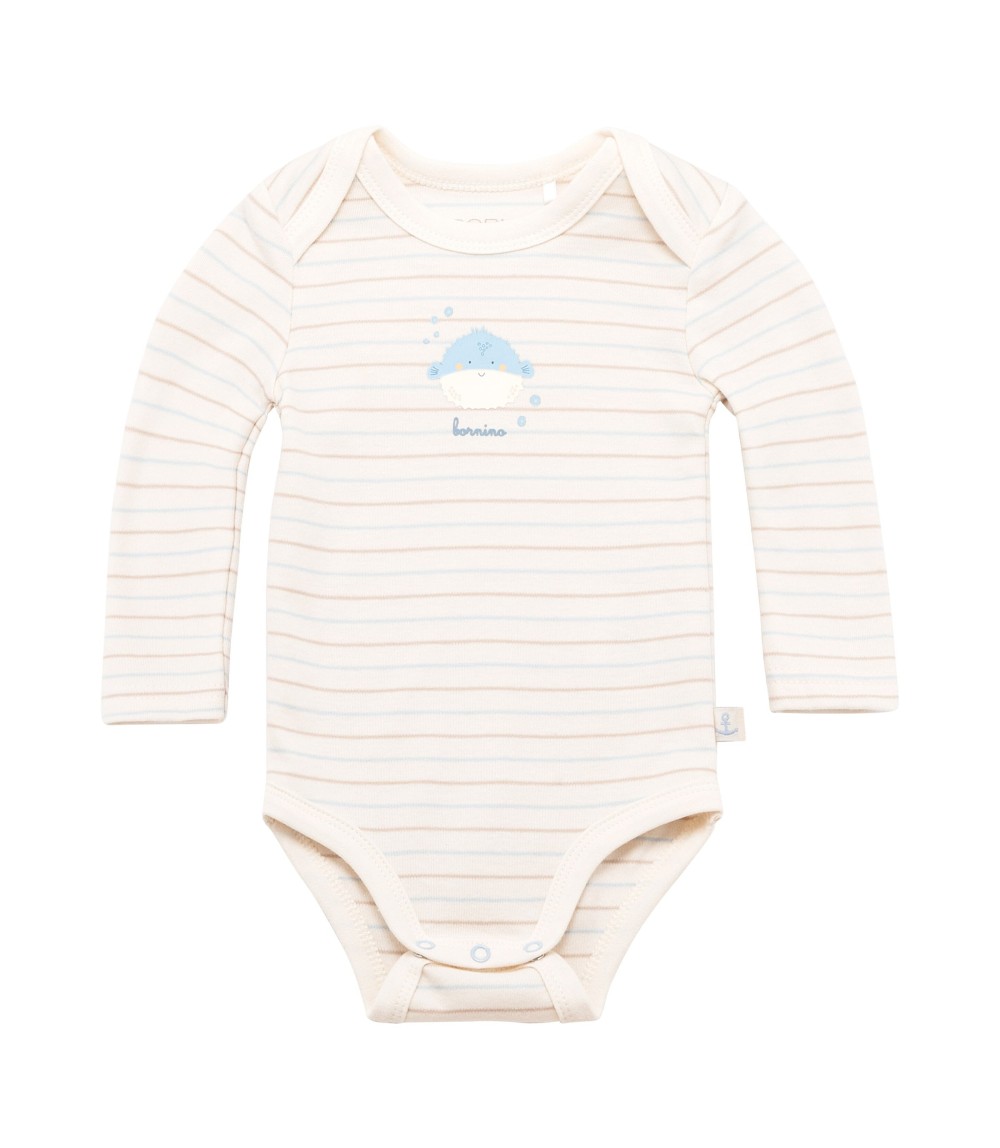 2er-Pack Bodys langarm Aqua Friends