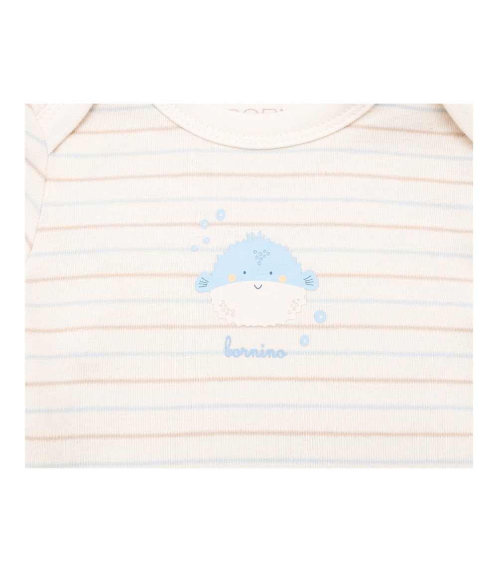 2er-Pack Bodys langarm Aqua Friends