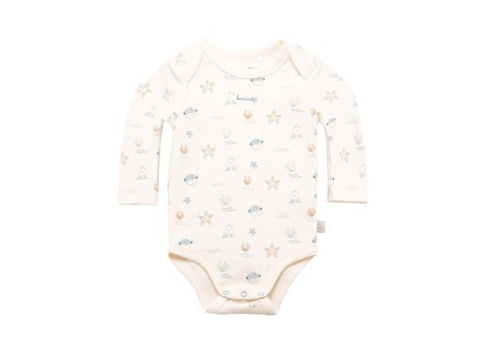 2er-Pack Bodys langarm Aqua Friends