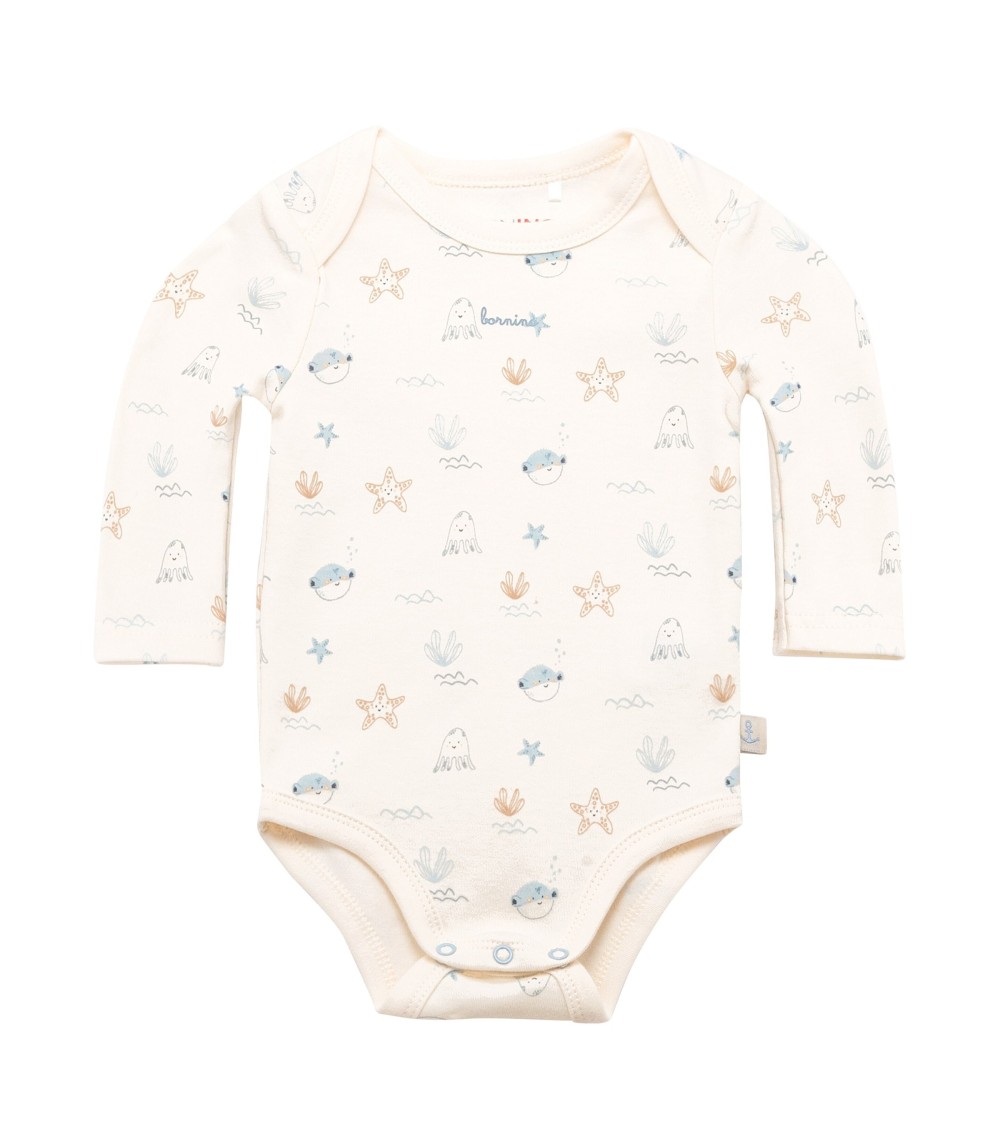 2er-Pack Bodys langarm Aqua Friends