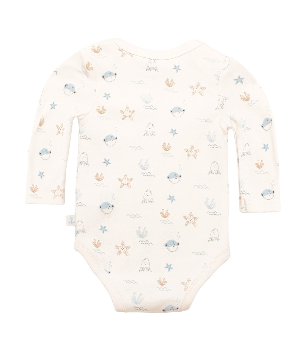 2er-Pack Bodys langarm Aqua Friends