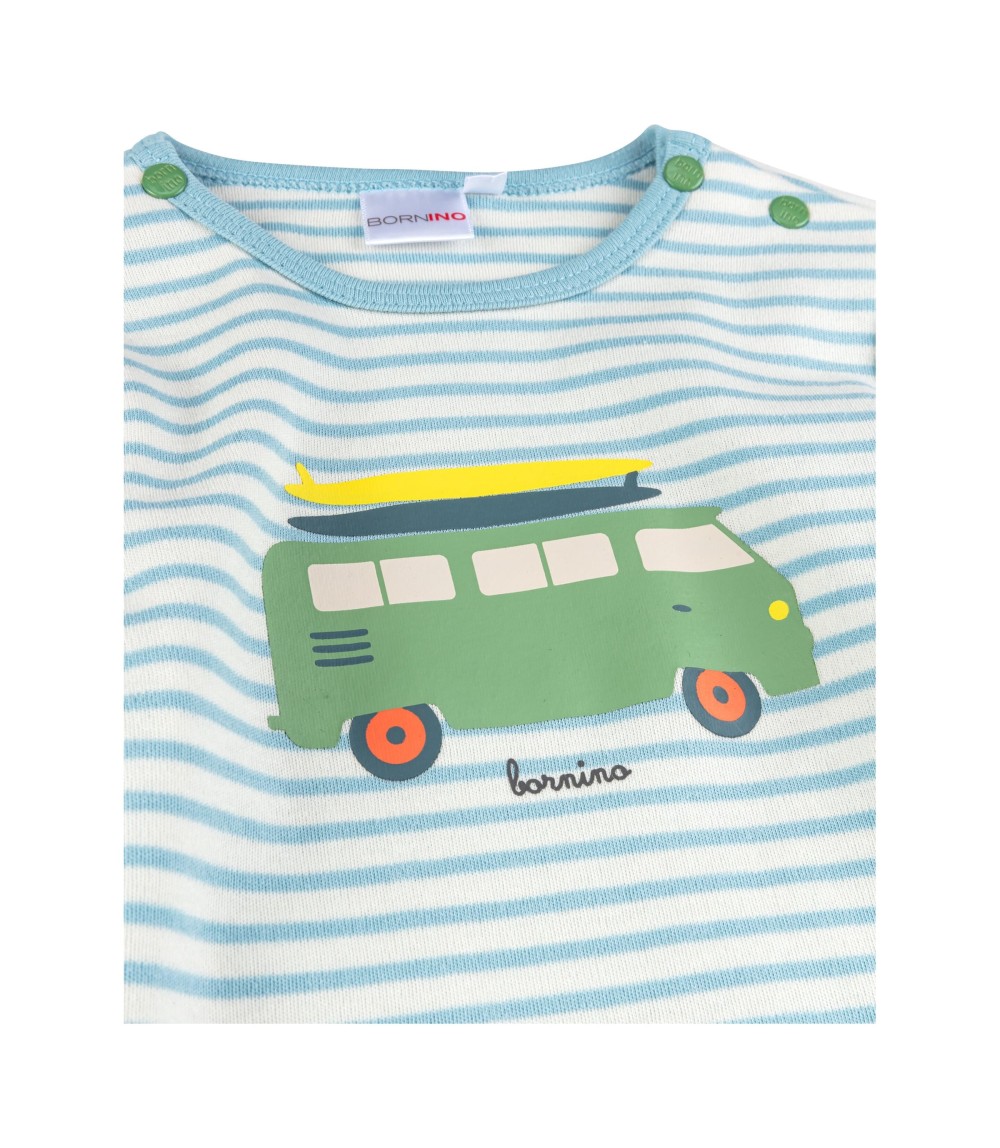 Shirt langarm Ringel Bus
