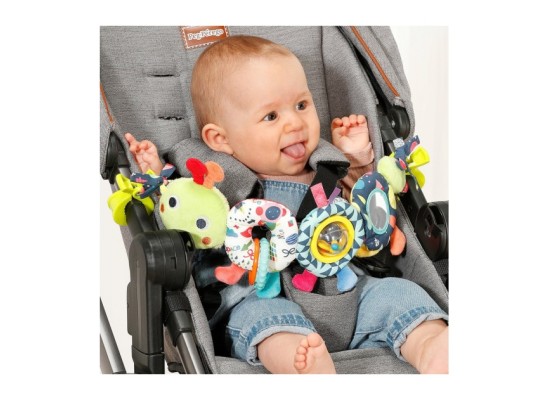 Kinderwagenkette Raupe Color Friends