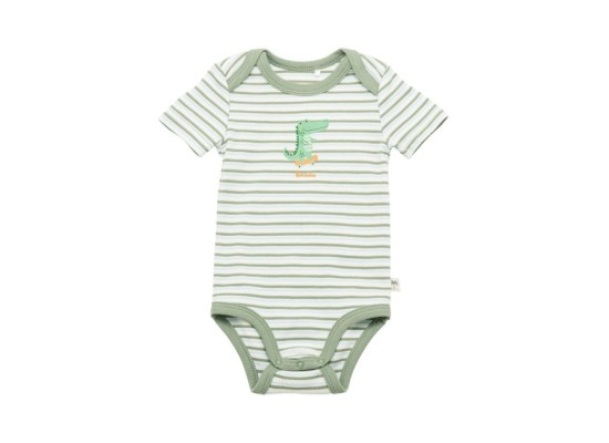 2er-Pack Bodys kurzarm Krokodil Hai