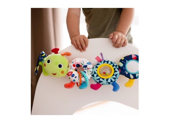 Kinderwagenkette Raupe Color Friends