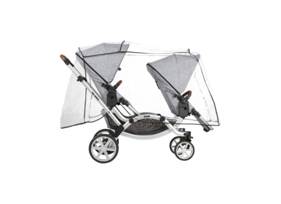 Regenschutz für Geschwisterwagen Zoom