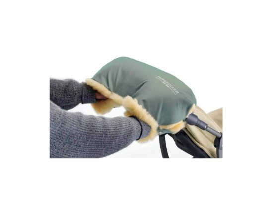 Lammfell-Handwärmer für Kinderwagen Lammfell Handmuff