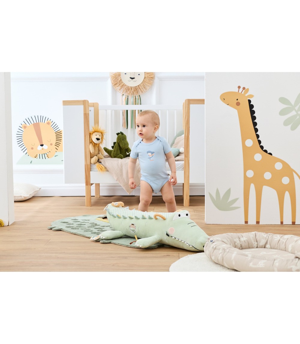 2er-Pack Bodys kurzarm Krokodil Hai