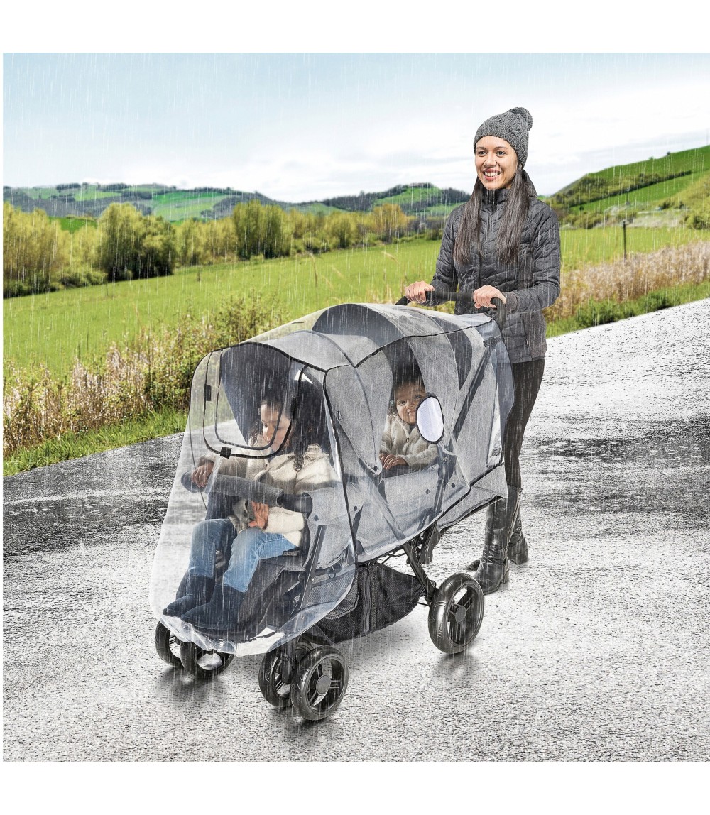Universal Regenschutz für Geschwisterwagen