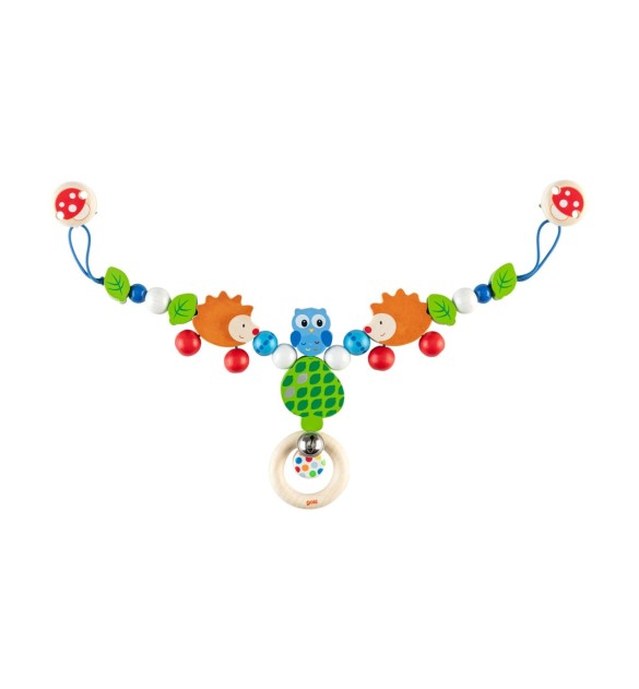 Kinderwagenkette Igel und Eule