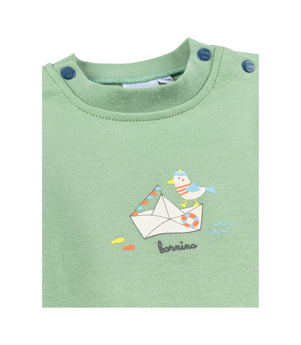 T-Shirt Papierboot Möwe
