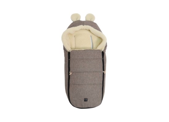 Winterfußsack HOODY MAUS WOOL für Babyschalen