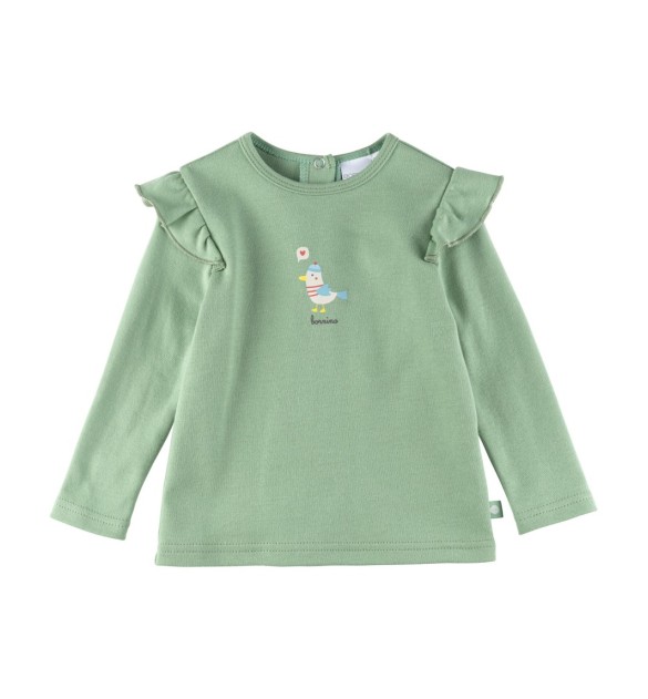 Shirt langarm Möwe Rüschen