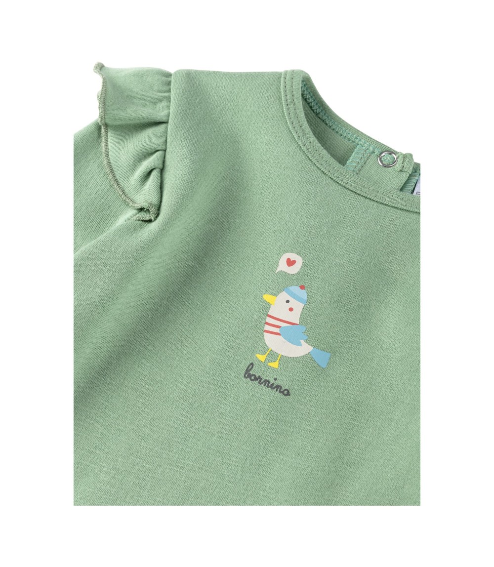 Shirt langarm Möwe Rüschen