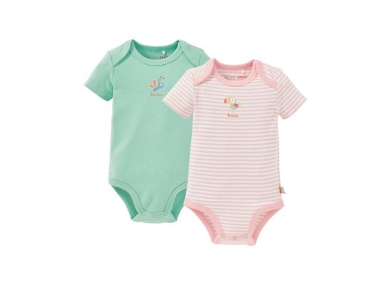 2er-Pack Bodys kurzarm