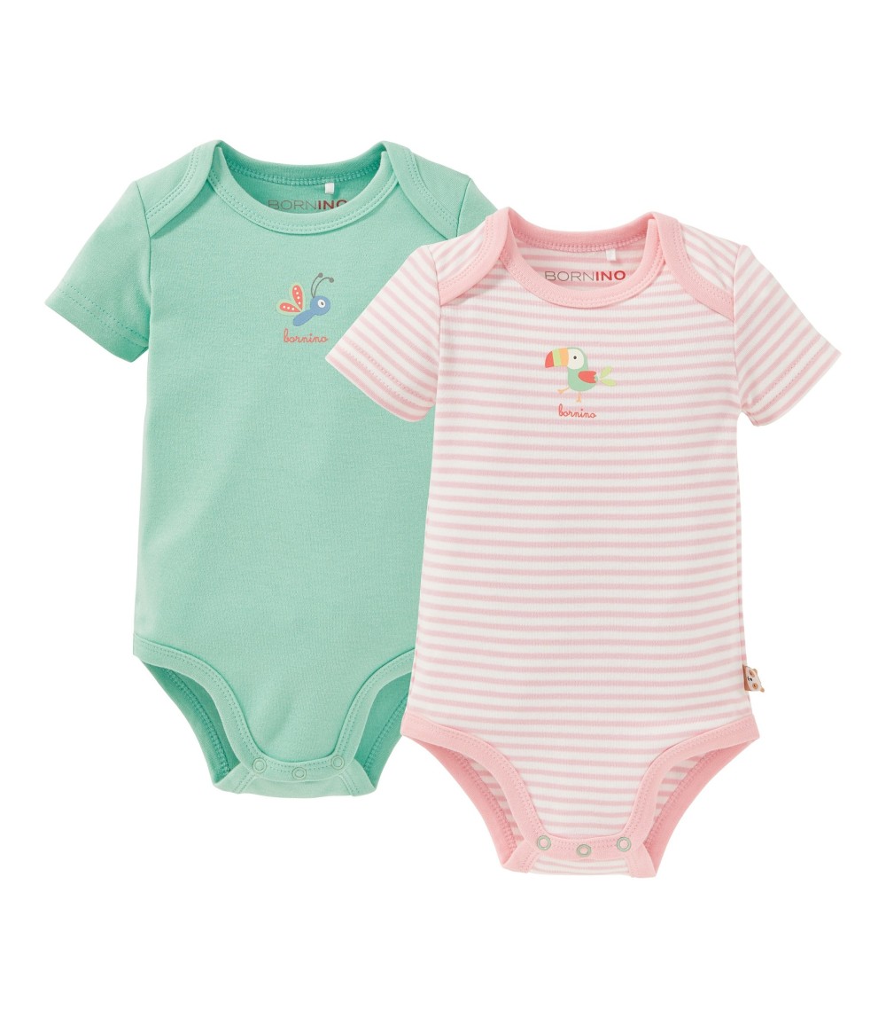 2er-Pack Bodys kurzarm