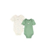 2er-Pack Bodys kurzarm Fische Papierboot