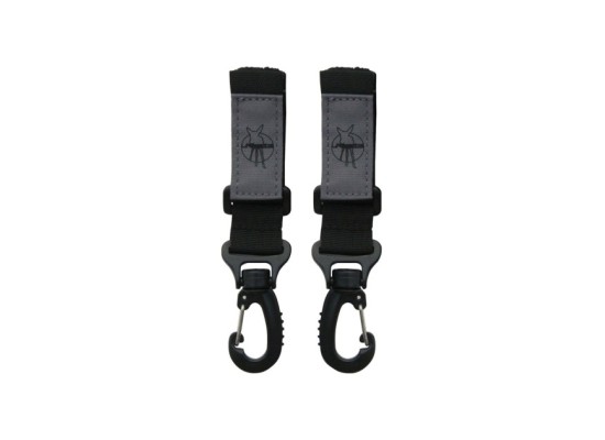 Befestigungshaken Stroller Hooks black