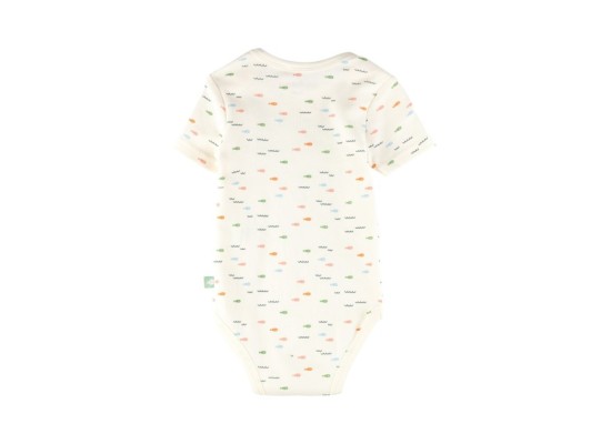 2er-Pack Bodys kurzarm Fische Papierboot