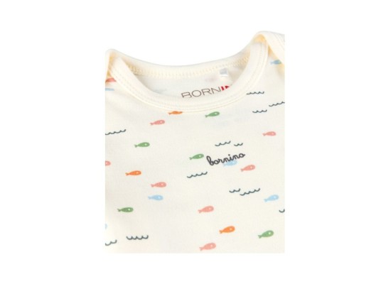 2er-Pack Bodys kurzarm Fische Papierboot