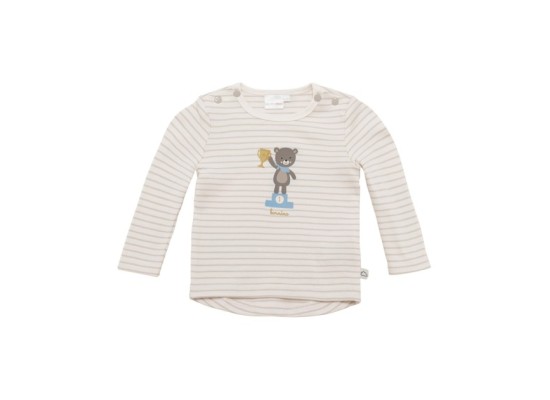 Shirt langarm Ringel Bär