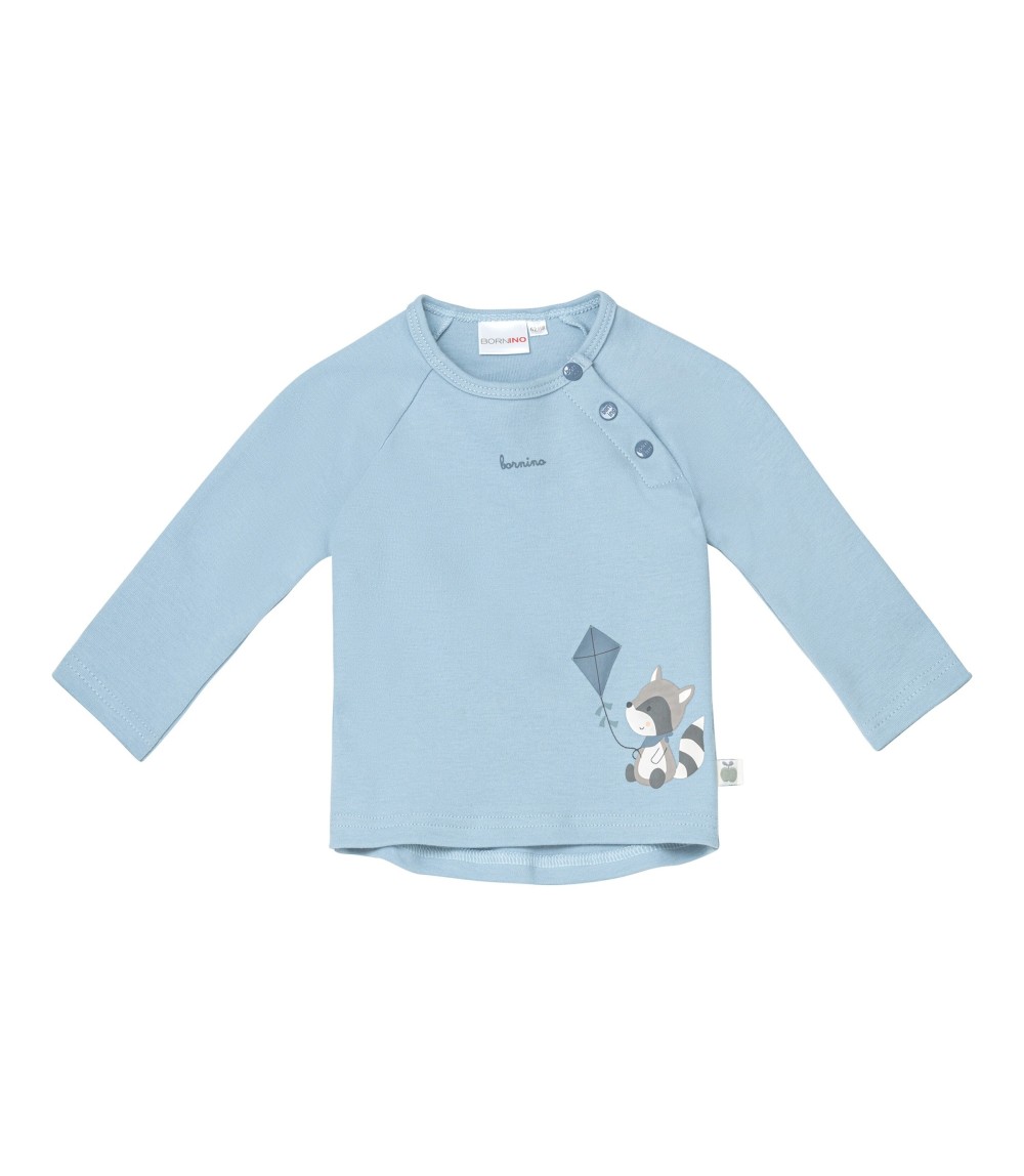 Raglanshirt langarm Waschbär