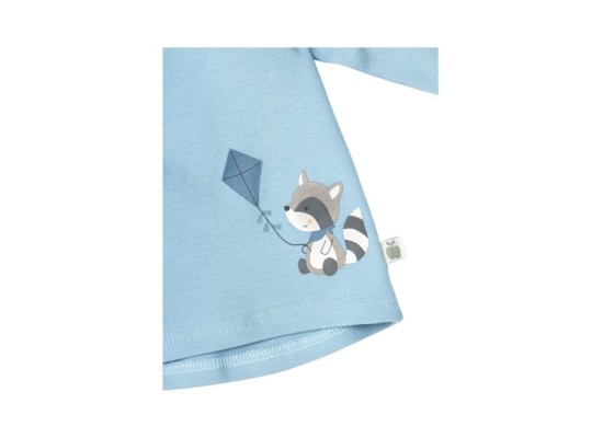 Raglanshirt langarm Waschbär