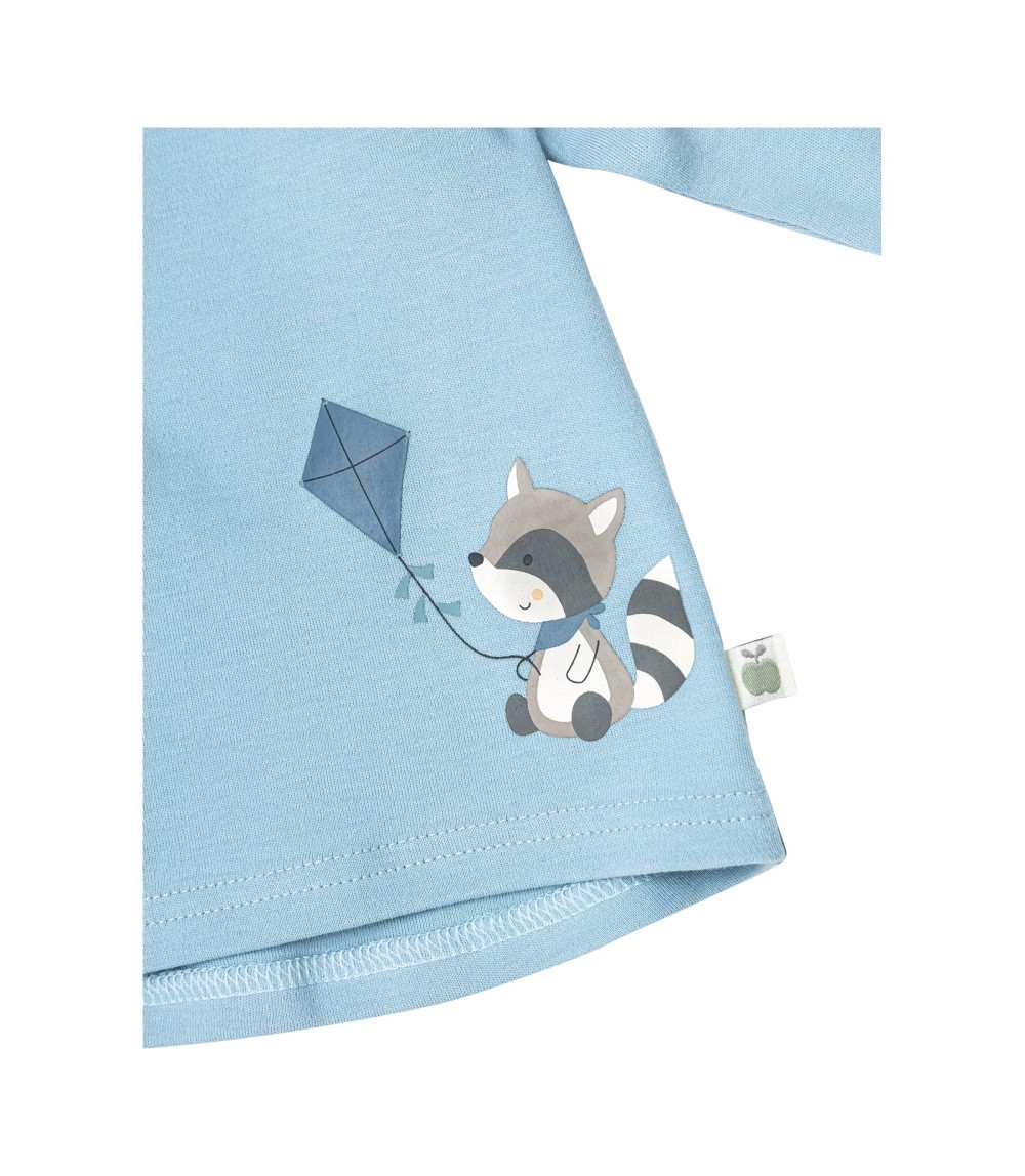 Raglanshirt langarm Waschbär