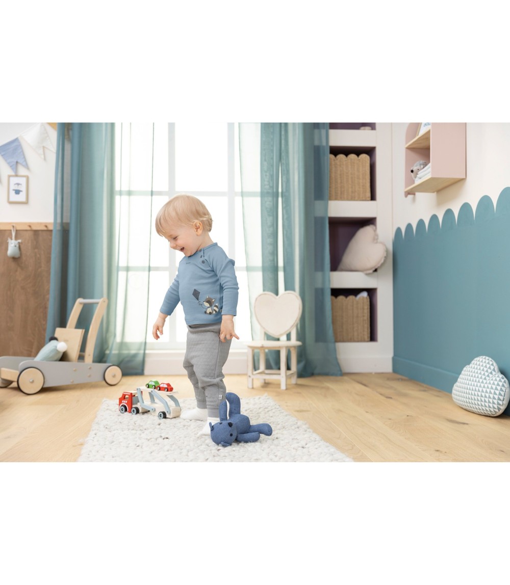 Raglanshirt langarm Waschbär