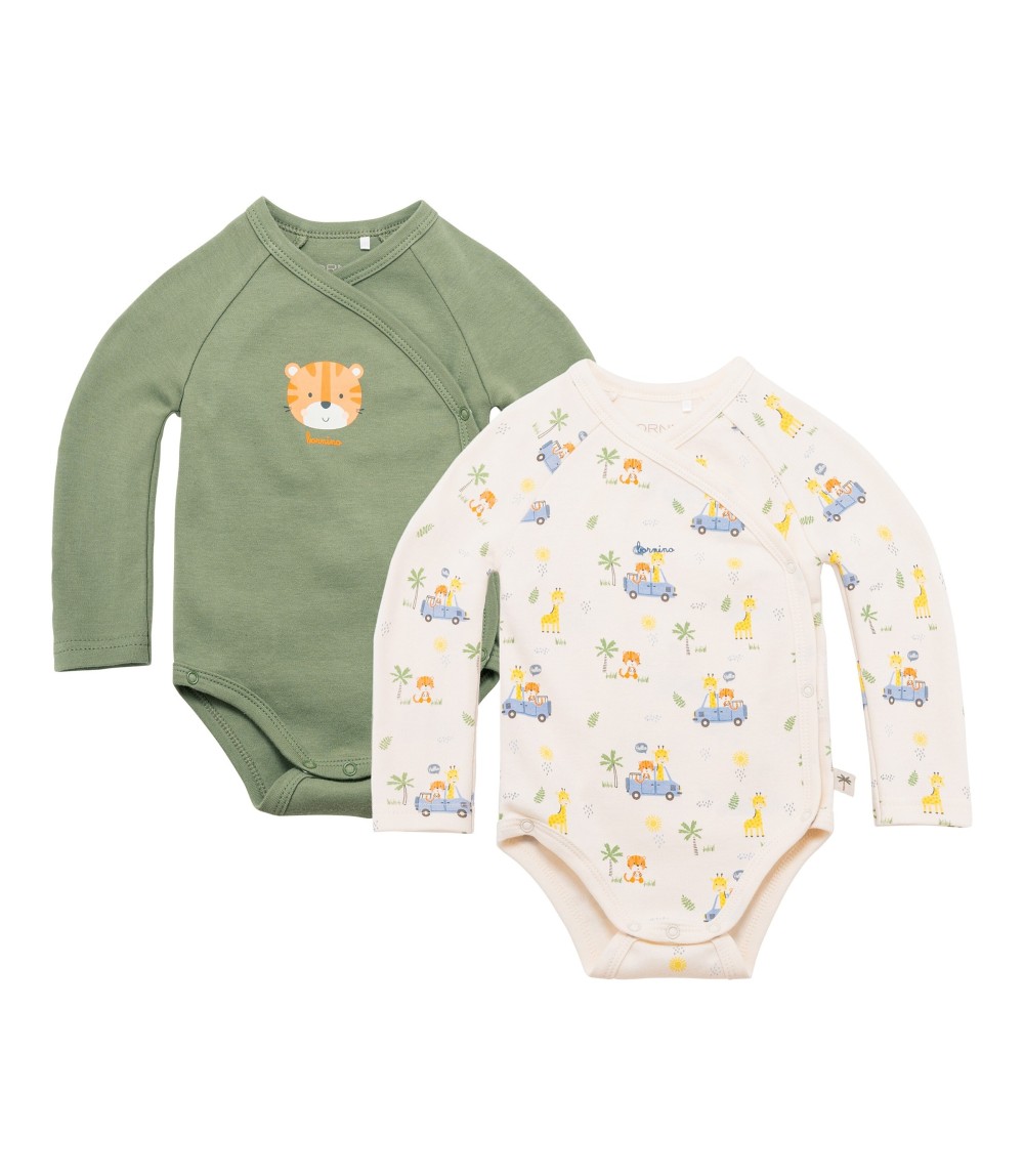 2er-Pack Wickelbodys langarm Sunny Adventure