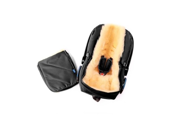 Babyschale Lammfell-Fußsack Maxi