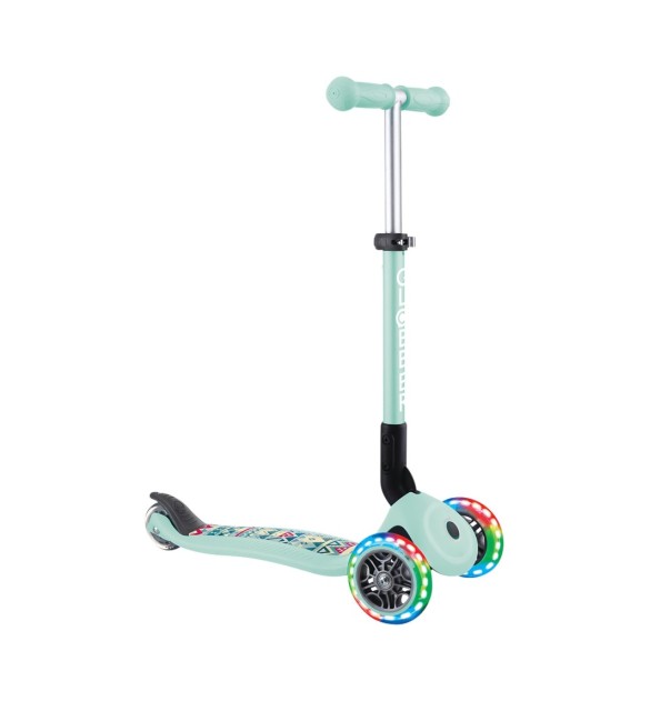 Scooter Junior mit Leuchtrollen
