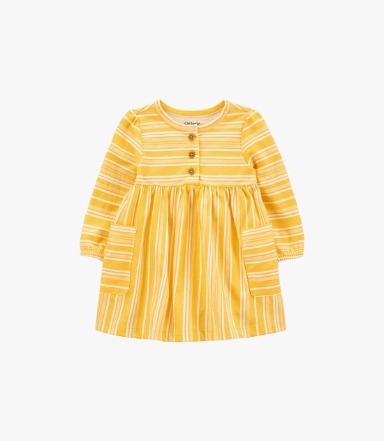 Max Baby-Girls Cotton Classic Knee-Length Dress